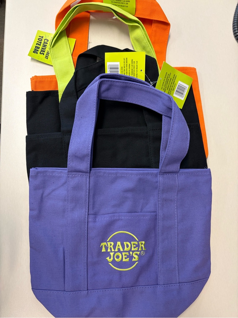 Trader Joe's Set of 4 Trader Joe’s Mini Tote Bags